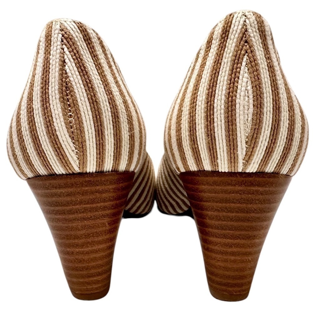 Talbots Royce Peep Toe Wedges Size 7M - Picture 7 of 9